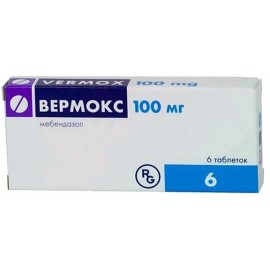 Вермокс таб 100мг N6 уп кнт-яч ПК