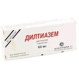 Дилтиазем таб 60мг N30 уп кнт-яч ПК <10*3>