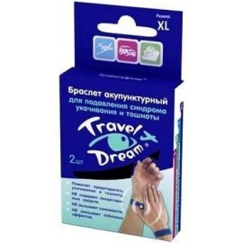 Браслет акупунктурный Travel Dream от укачивания и тошноты XL (изобр рук) N2 футл пласт