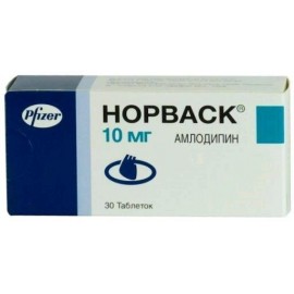 Норваск таб 10мг N30 бл ПК <10*3>