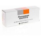 ЛИПОЕВАЯ КИСЛОТА ТАБ П/О 25МГ N50 УП КНТ-ЯЧ ПК <10*5>
