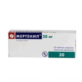 Мертенил таб п.п.о. 20мг N30 уп кнт-яч ПК <10*3>