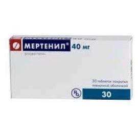 Мертенил таб п.п.о. 40мг N30 бл ПК <10*3>