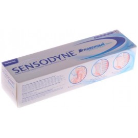 Зубная паста SENSODYNE с фтором Мгновенный эффект 75мл