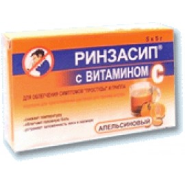 Ринзасип с витамином C пор д/р-ра д/внут пр (апельсиновый) 5г N5 саше ПК