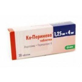 Ко-Перинева таб 1,25мг 4мг N30 уп кнт-яч ПК <10*3>