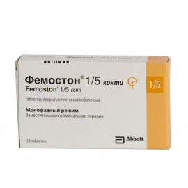 Фемостон конти таб п.п.о. 5мг 1мг N28 бл ПК