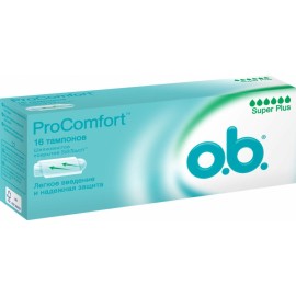 Тампоны женские гигиенические o.b. pro comfort Super Plus N16 уп