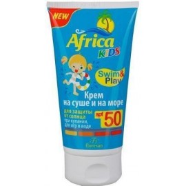Флоресан (Ф406) Africa Kids Крем для защиты от солнца SPF50 на суше и на море 150мл туба
