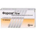 Фороза таб п.п.о. 70мг N12 бл ПК