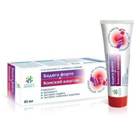 Natura Medica Бадяга форте и Конский каштан Гель-бальзам от синяков и ушибов 85мл