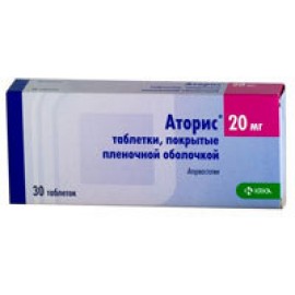 Аторис таб п.п.о. 20мг N90 уп кнт-яч ПК <10*9>