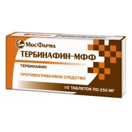 Тербинафин-МФФ таб 250мг N10 уп кнт-яч ПК