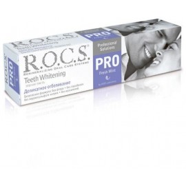 Зубная паста ROCS PRO fresh mint Деликатное отбеливание 135г