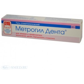 Метрогил Дента гель стоматологический 20г N1 туба ПК