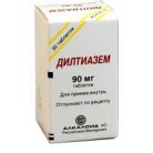Дилтиазем таб пролонг 90мг N30 бл ПК <10*3>