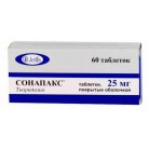 Сонапакс таб п/о 25мг N60 бл ПК <20*3>