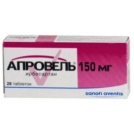 Апровель таб п.п.о. 150мг N28 бл ПК <14*2>