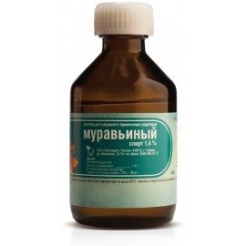 Муравьиный спирт р-р д/наружн пр (спиртовой) 1,4% 100мл N1 фл ПЭТ