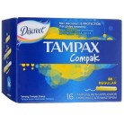 Тампоны женские гигиенические TAMPAX compak Regular с аппликатором N16 уп