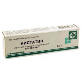 НИСТАТИН МАЗЬ Д/НАРУЖН ПР 100000ЕД/Г 30Г N1 ТУБА АЛЮМ ПК