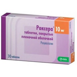 Роксера таб п.п.о. 10мг N30 бл ПК <10*3>