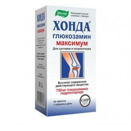 ХОНДА глюкозамин максимум 750 мг ЭВАЛАР таблетки 1,3г N30 бан инд уп