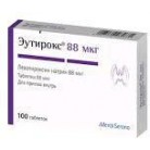 Эутирокс таб 88мкг N100 бл ПК <25*4>