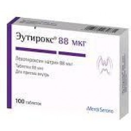 Эутирокс таб 88мкг N100 бл ПК <25*4>
