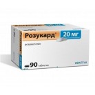 Розукард таб п.п.о. 20мг N90 бл ПК <10*9>