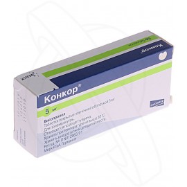 Конкор таб п.п.о. 5мг N50 бл ПК