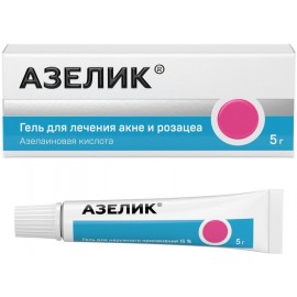 Азелик гель д/наружн пр 15% 5г N1 туба ПК