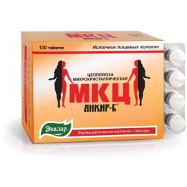 МКЦ Анкир-Б ЭВАЛАР целлюлоза микрокристаллическая таб 0,503г N100 бл ПК
