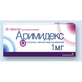 Аримидекс таб п.п.о. 1мг N28 бл ПК <14*2>