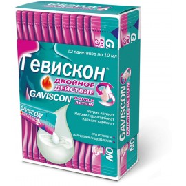 Гевискон Двойное Действие сусп д/внут пр (мятная) 10мл N12 пак многосл ПК