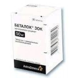 Беталок ЗОК таб пролонг высв п/о 50мг N30 фл пласт ПК