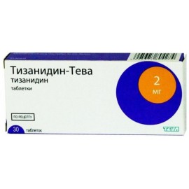 Тизанидин-Тева таб 2мг N30 бл ПК <10*3>