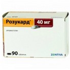 Розукард таб п.п.о. 40мг N90 бл ПК <10*9>