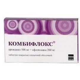 Комбифлокс таб п.п.о. 500мг 200мг N10 бл ПК