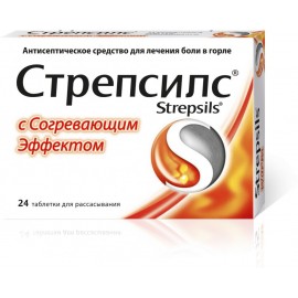 Стрепсилс с Согревающим Эффектом д/рассас N24 бл ПК
