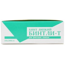 Бинт липкий БИНТЛИ-Т Пальма н/ткан с тиснением 10см х 15м рулон