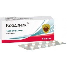 Кординик таб 10мг N60 уп кнт-яч ПК <10*6>