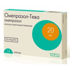 Омепразол-Тева капс кишечнораств 10мг N28 бл ПК <7*4>