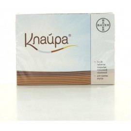 Клайра таб п.п.о./наб N84 бл обл карт плен ПЭ <28*3>