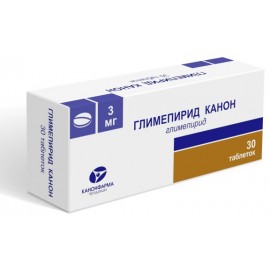 Глимепирид Канон таб 3мг N30 уп кнт-яч ПК