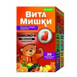ВитаМишки Immuno+ облепиха пастил жев 2500мг N30 бан ПК