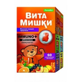 ВитаМишки Immuno+ облепиха пастил жев 2500мг N60 бан ПК