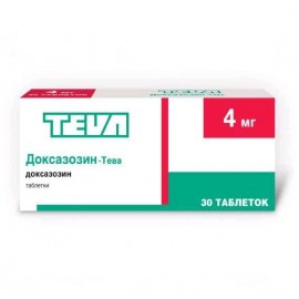 Доксазозин-Тева таб 4мг N30 бл ПК <10*3>