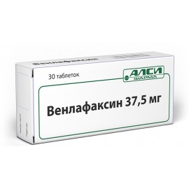 Венлафаксин-АЛСИ таб 37,5мг N30 уп кнт-яч ПК <10*3>