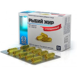 Рыбий жир RealCaps очищенный капс 1400мг N30 бл ПК